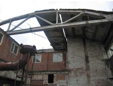 Демонтаж конструкций крыши